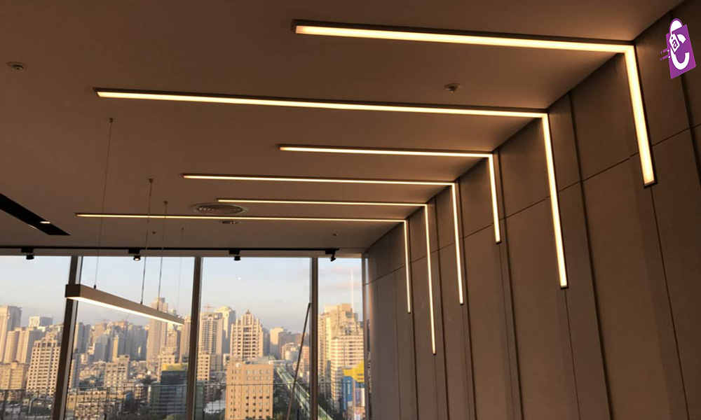 مقایسه نور خطی توکار و روکار و تفاوت آنها 