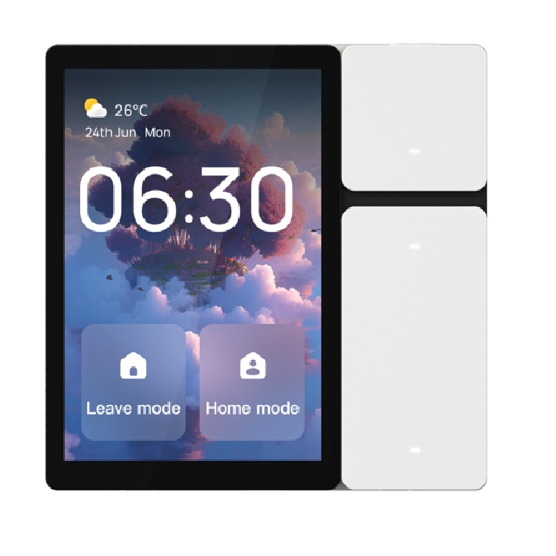 پنل کنترل هوشمند مینی مدل GS-TPP06-W (کنترل صحنه + رله سه کاناله + گیرنده مادون قرمز داخلی)