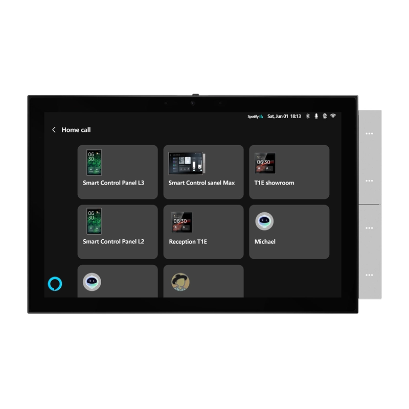 پنل کنترل لمسی ۱۰.۱ اینچی با دروازه تویا + مرکز پخش موسیقی + نمایشگر اینترکام، سه‌کاره lمدل GS-T2E-TPA10-M2A