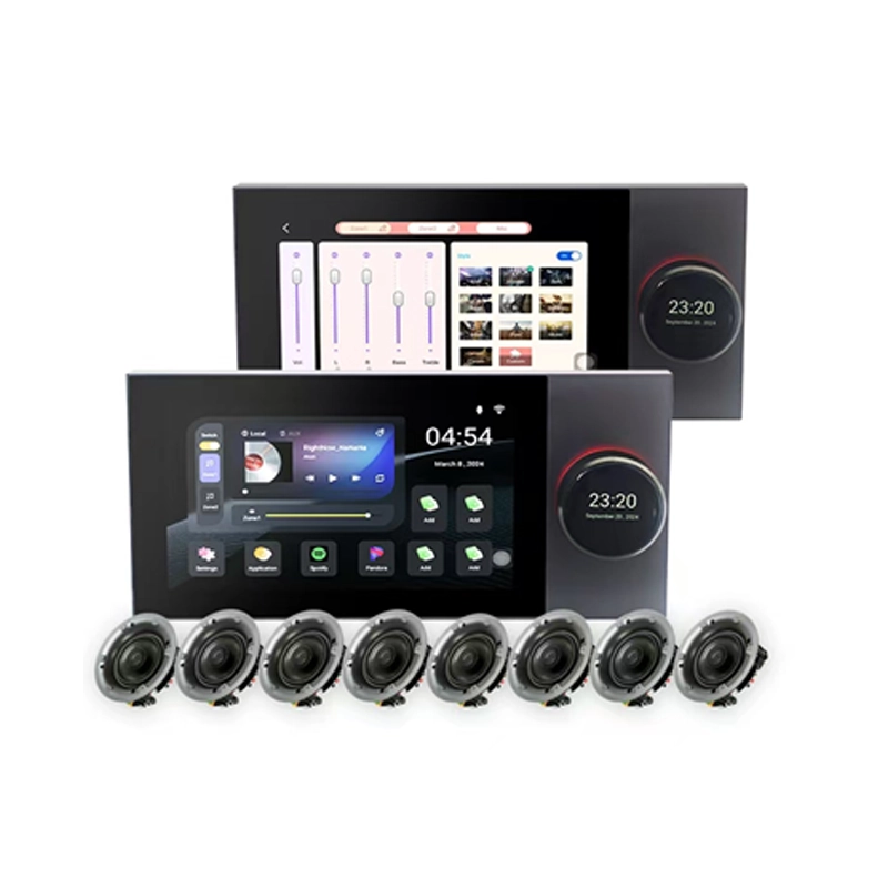 T10 Pro – پنل کنترل موسیقی پس‌زمینه دو منطقه‌ای با صفحه لمسی ۱۰.۱ اینچی