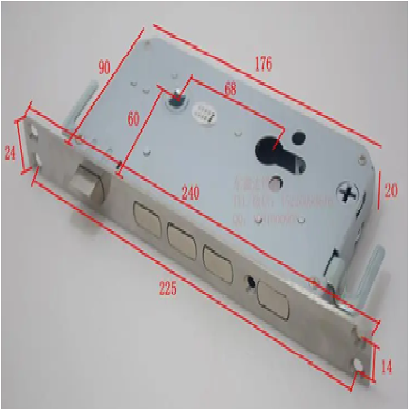 زبانه قفل 24×240 (نسخه 6068) GS-k7-Semi 304 Stainless Steel