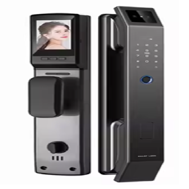 قفل هوشمند با تشخیص چهره سه‌بعدی (تشخیص چهره + آیفون داخلی + دوربین امنیتی) GS-X14