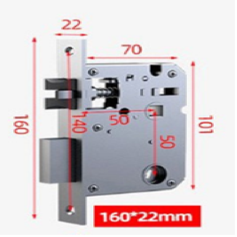 قفل هوشمند داخلی وای‌فای برای درب چوبی GS-JLX6-TY