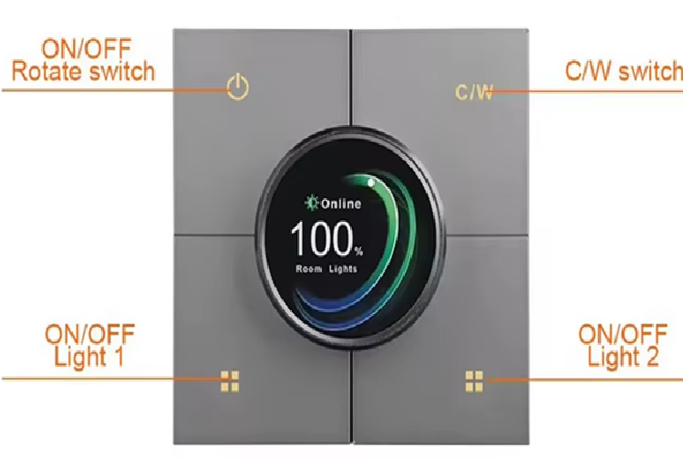 کلید کلاسیک با ولوم کم‌کننده و دکمه صحنه ۲ در ۱ مدل GS-X3