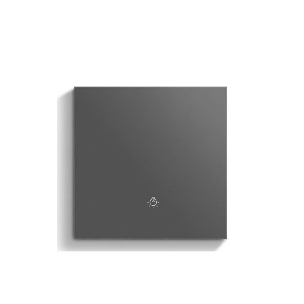 کلید ترکیبی ۱ کاناله N&L از جنس PC با رله و پنل صحنه ۲ در ۱ مدل PC01-ZIG-B (Black color)