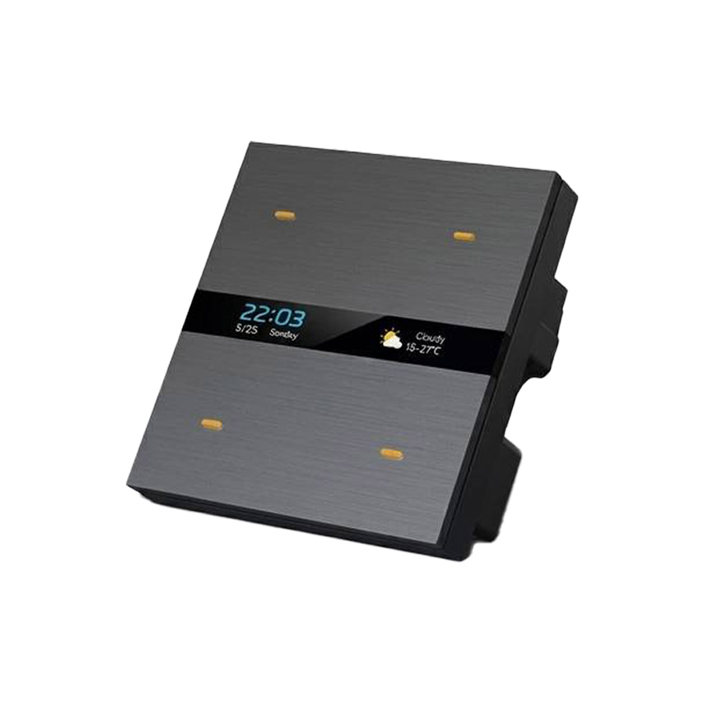 کلید چهار کاناله و پنل صحنه ۲ در ۱ مدل GS-M8Pro-Grey