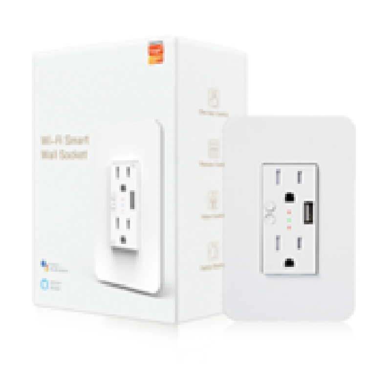 پریز هوشمند WiFi – استاندارد (US) WK-US2U-WH-EN