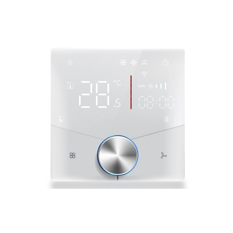 ترموستات هوشمند با دکمه چرخان مخصوص سیستم تهویه مطبوع مرکزی مدل GS-BAC009 -WIFI