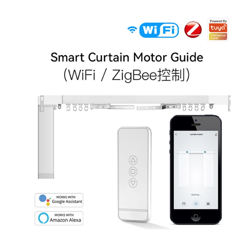 کیت پرده برقی هوشمند مدل GM46-614-Zigbee