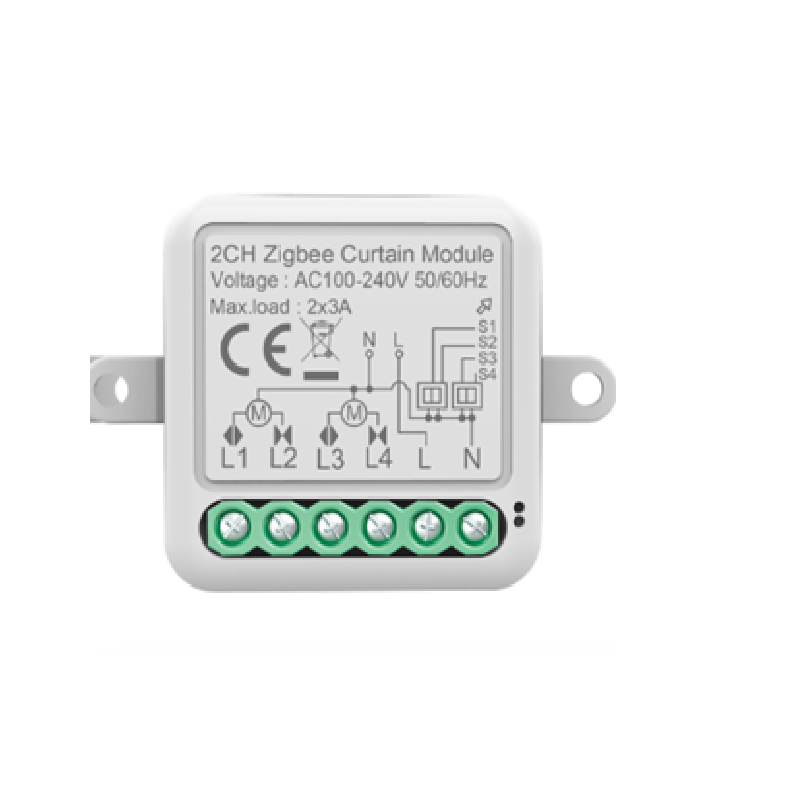 موتور الکتریکی کابلی ماژول‌ کلید پرده برقی هوشمند مدل GS-zigbee-CU01- Curtain