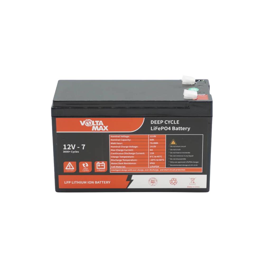 باطری ولتامکس لیتیوم مدل 12.8V6Ah