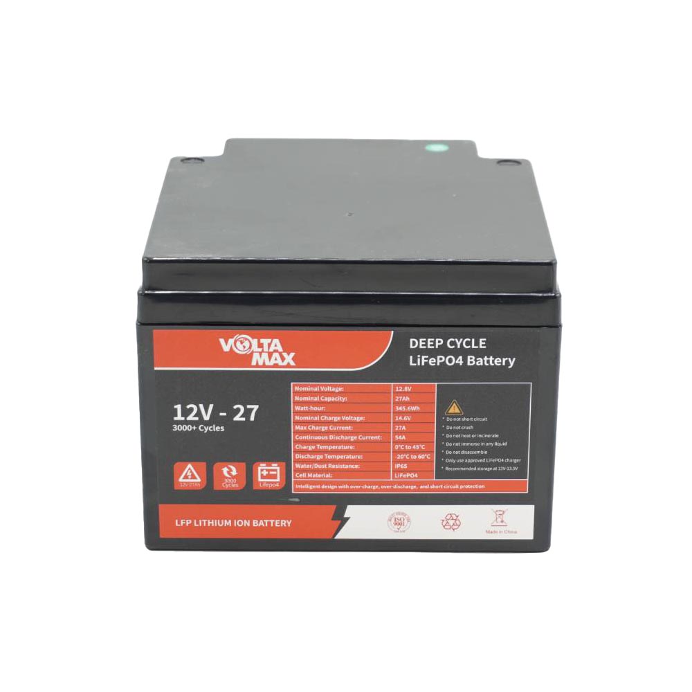 باطری ولتامکس لیتیوم مدل 12.8V27Ah