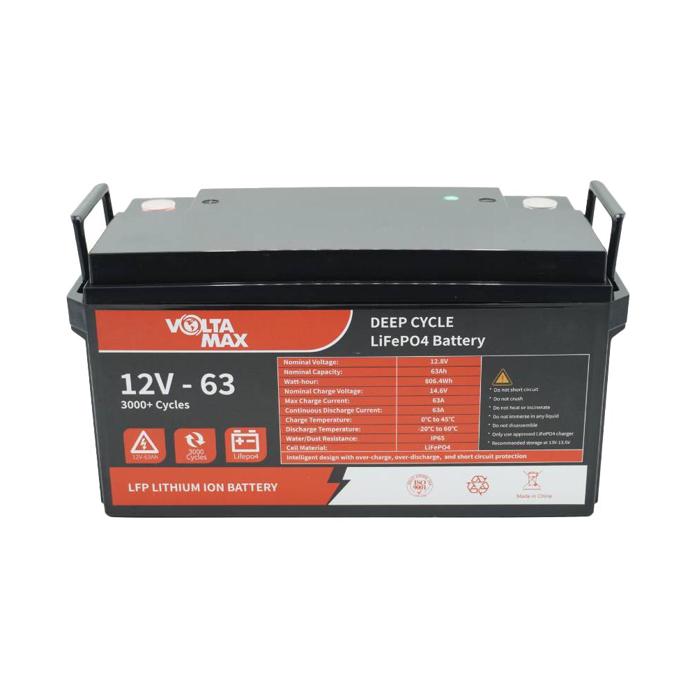 باطری ولتامکس لیتیوم مدل 12.8V63Ah